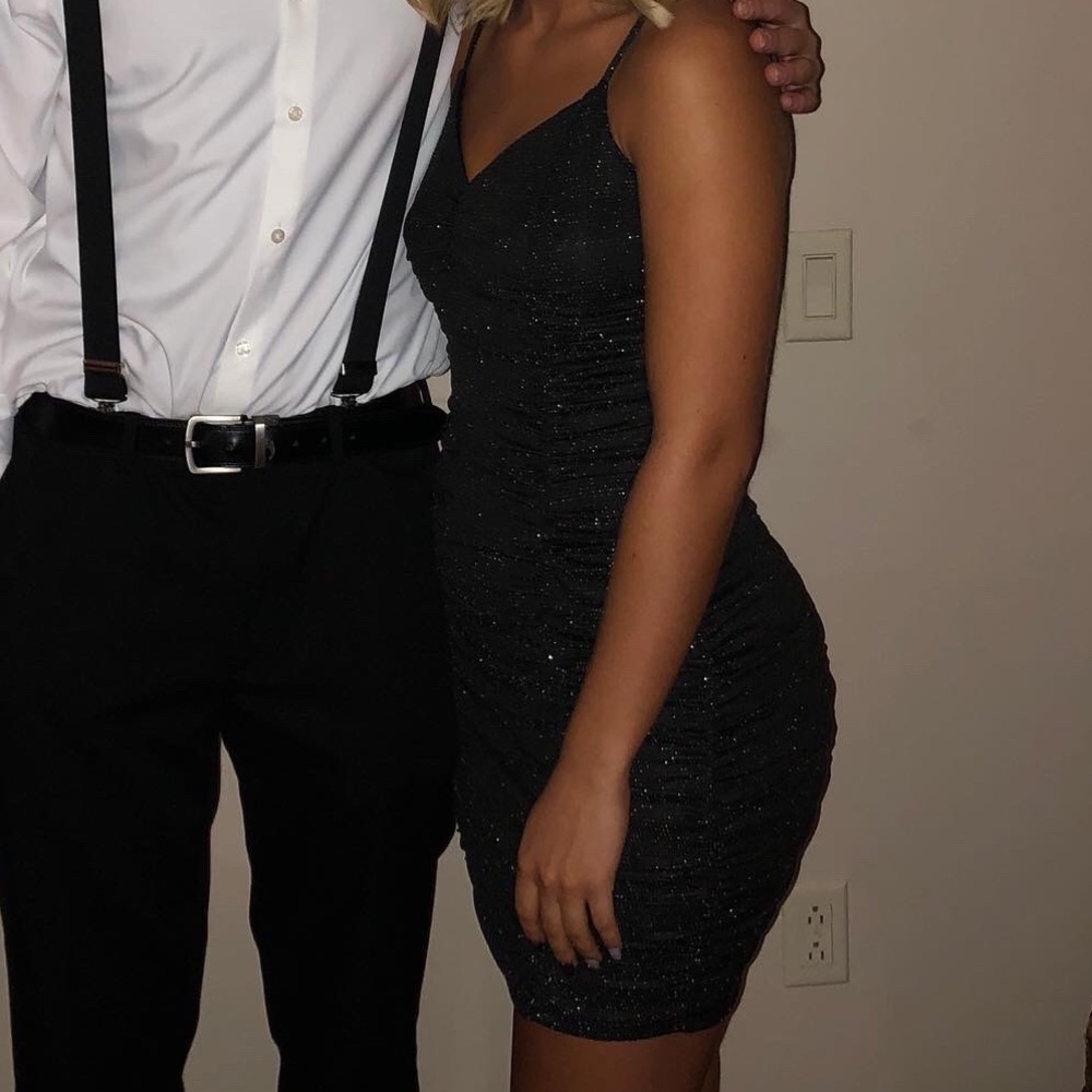 Gleaming Black Dress